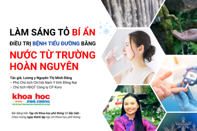 Làm sáng tỏ bí ẩn về điều trị bệnh tiểu đường bằng nước từ trường hoàn nguyên