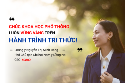 Lương y Nguyễn Thị Minh Đăng gửi lời chúc đến Tạp chí Khoa học phổ thông