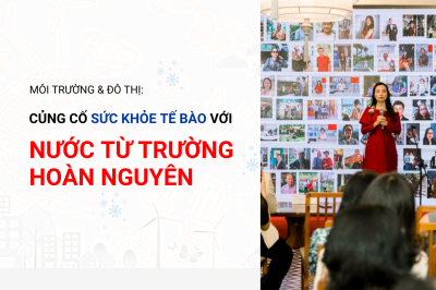 Môi trường & Đô thị: “Củng cố sức khỏe tế bào với nước từ trường hoàn nguyên”
